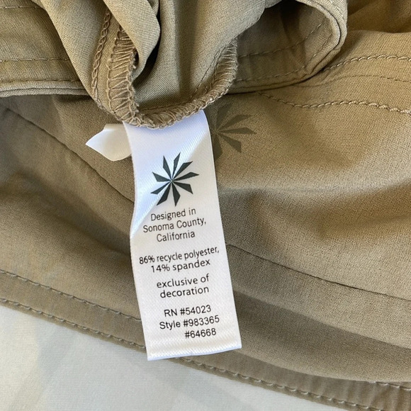 Athleta Everyday Skort Skirt Tan Size 12T - Picture 12 of 13